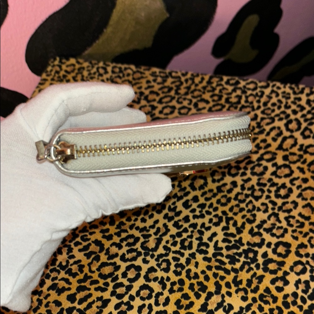 Tory Burch Metallic Silver Wallet - Picture 5 of 11